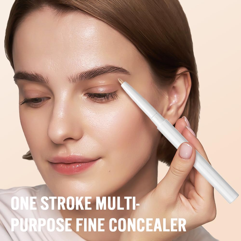 2025 NEW Multifunctional Concealer Stick,Waterproof Full Coverage Beauty Concealer Penci Eyebrow Concealer Pencil, Under Eye Concealer Pen Change The Lip Line Concealer Pen (Natural, 1 Count) - Image 6