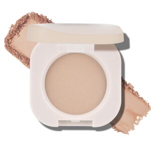 KYDA Single Matte Eyeshadow, Nude Beige Brown Eyeshadow, Ultra-fine Smooth Powder, Lightweight Blendable Formula, Daily Matte Eyes Makeup, Milk Tea