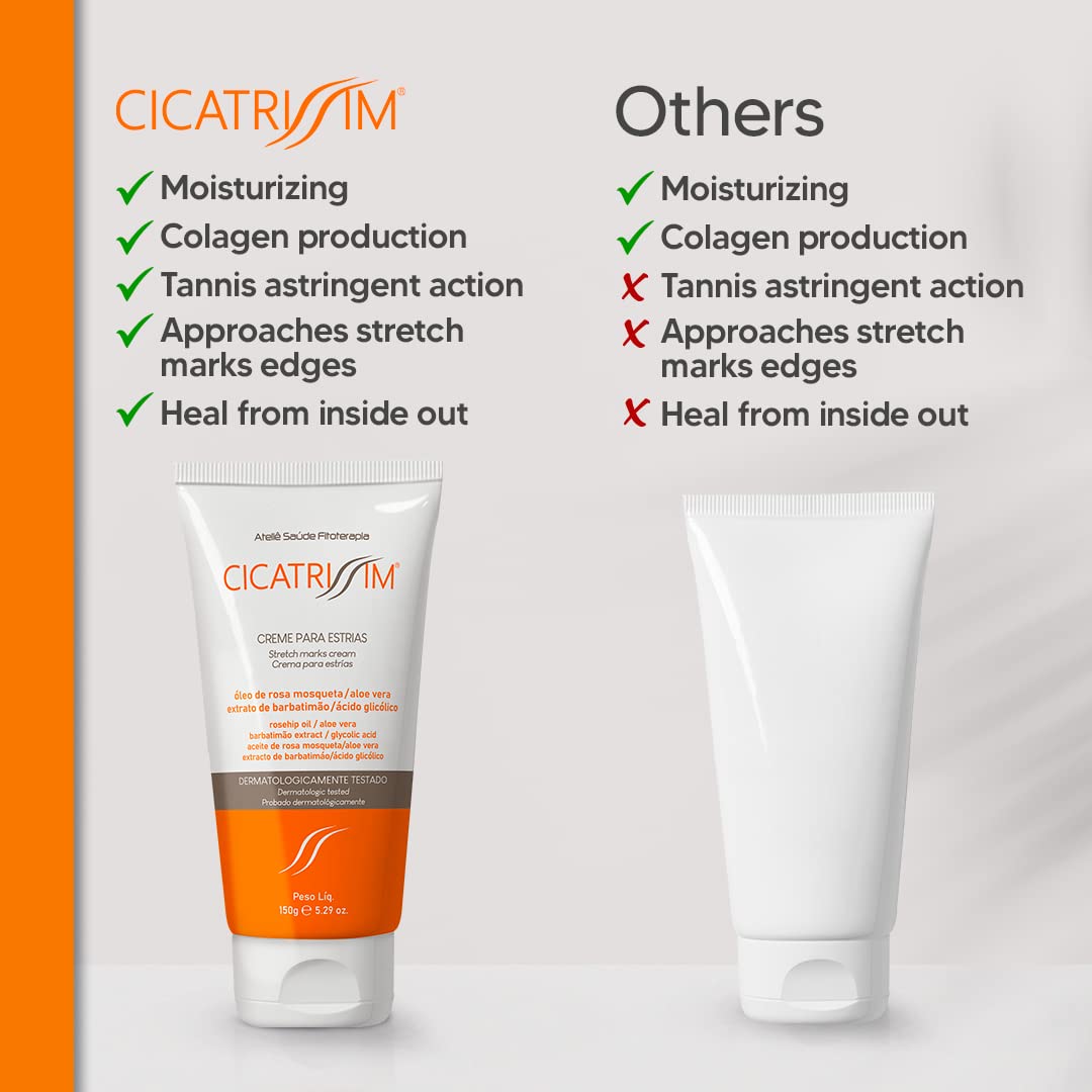 Cicatrissim Deep Stretch Mark Removal Cream - Innovative Formula With Pure and Powerful Natural Ingredients From Brazilian Flora - For All Stretch Marks & Skin Types. - Image 7