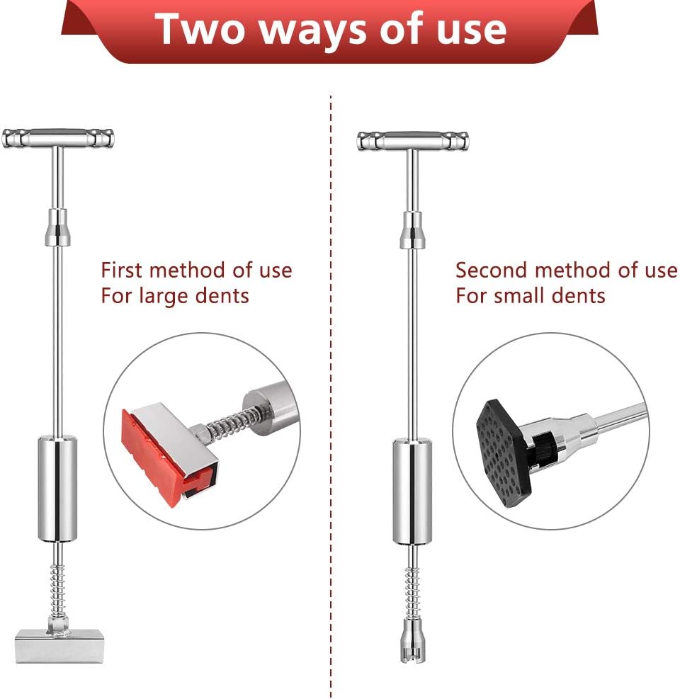 Dent Puller - Dent Remover with T bar Dent Puller and Upgraded Dent Puller Tabs for Car Dent Repair and Metal Surface Dent Removal - Image 6