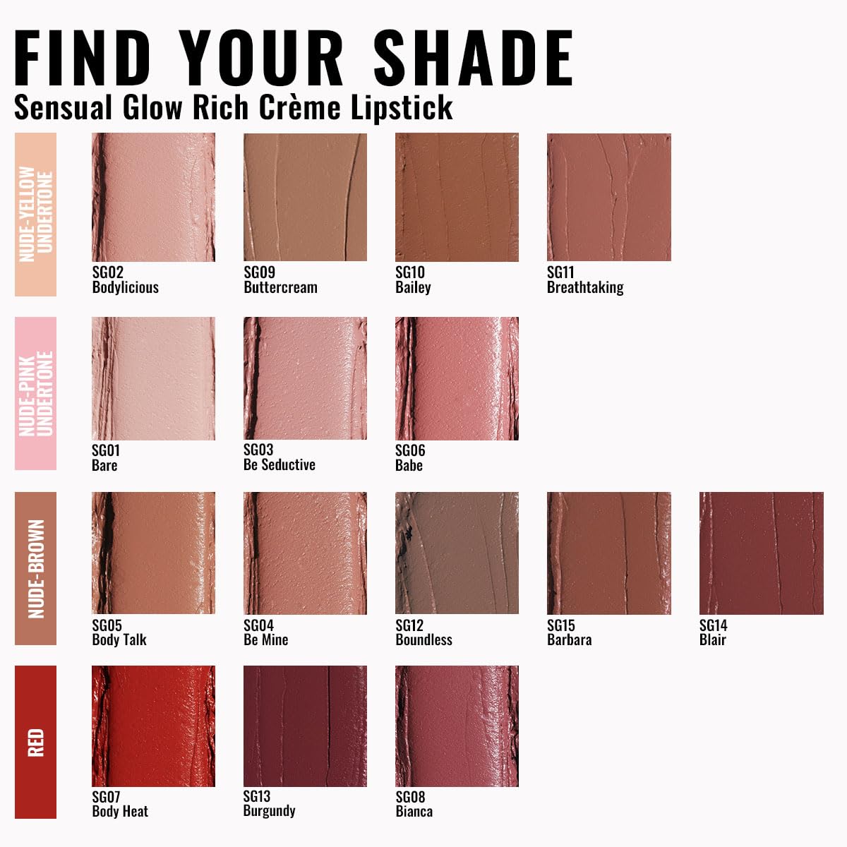 Oulac Beige Lipsticks for Women, Pale Nude Matte Lip Base, Full Coverage Lip Color, Satin Matte Finish, Cream Texture, Hydrating, Infused with Hyaluronic Acid, Vegan & Clean Beauty 4g SG01 Bare - Image 8