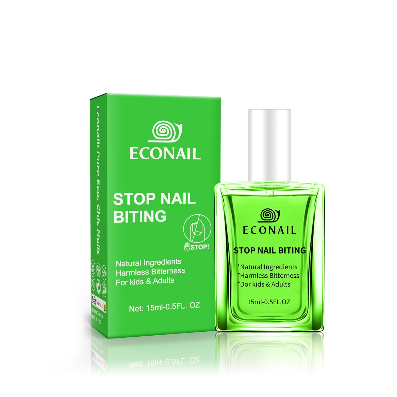 Nail Biting Treatment For Kids, Nail Biting Prevention, No bite Nail Polish, Thumb Sucking Deterrent For Ages3+, 0.5 fl oz (15ml)