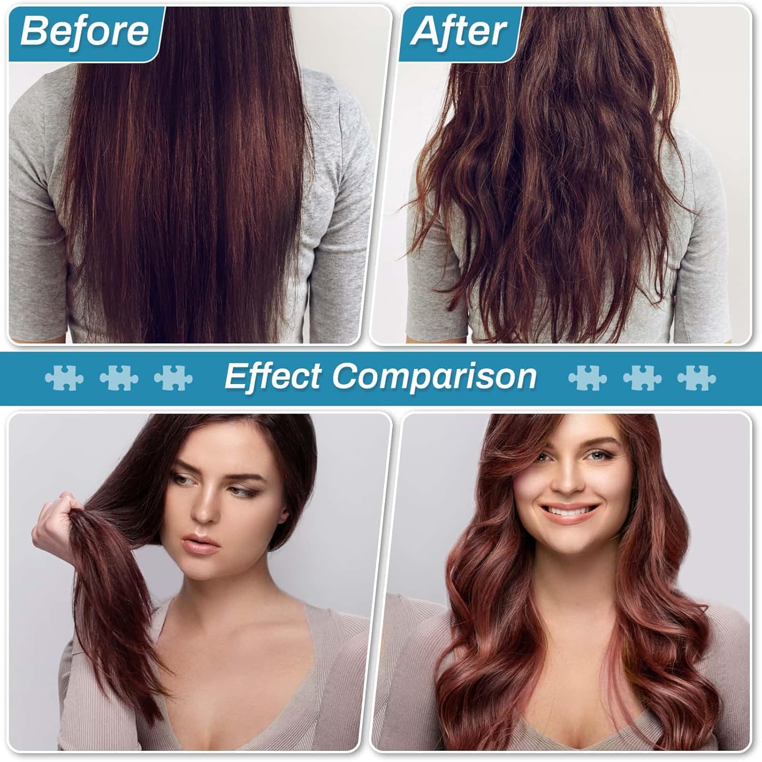 56 Pcs Hair Rollers Set for Blowout Look Long Hair, 30Pcs Rollers Hair Curlers in 5 Sizes with 24 Pcs Clips and Storage Bag for Long Medium Short Hair Volume - Image 6