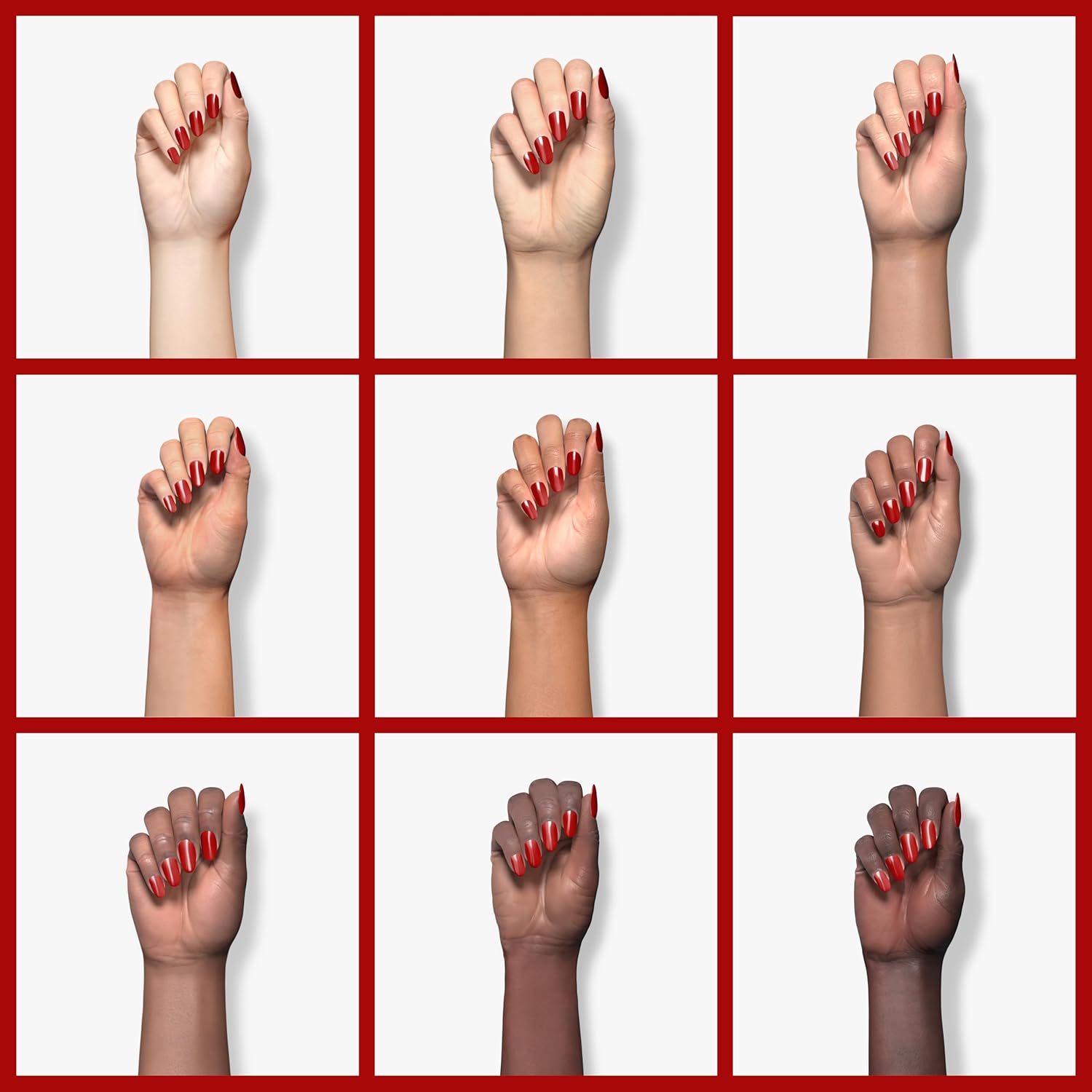 modelones Bright Red Gel Nail Polish,15 ML Hot Red Nail Polish Summer Colors Gel Polish Soak Off LED Nail Art DIY Salon LGBT Fourth of July Nails Gift for Women Mom - Image 4