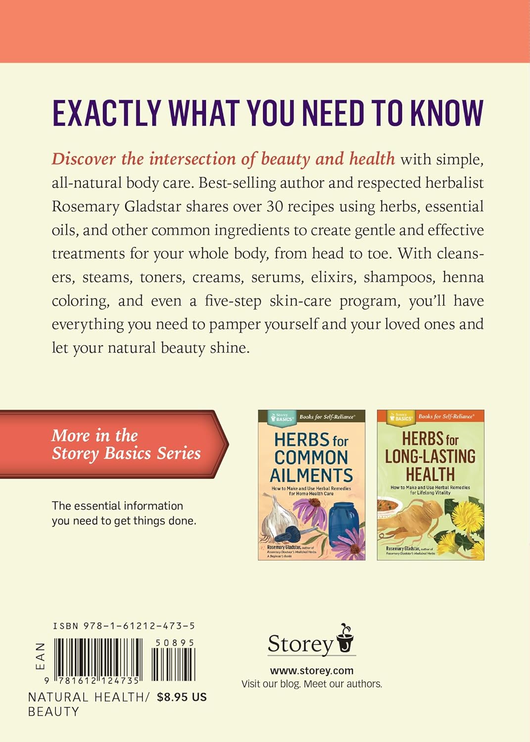 Herbs for Natural Beauty: Create Your Own Herbal Shampoos, Cleansers, Creams, Bath Blends, and More. A Storey BASICS® Title - Image 2