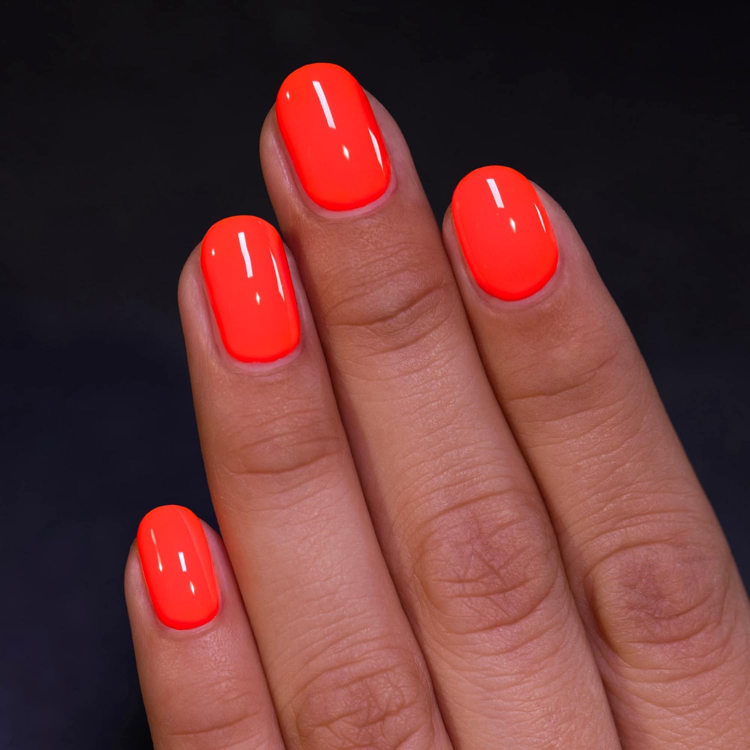 ILNP Turbocharged - Energizing Neon Orange Cream Nail Polish, Studio Color High Performance Color Coat - Image 4