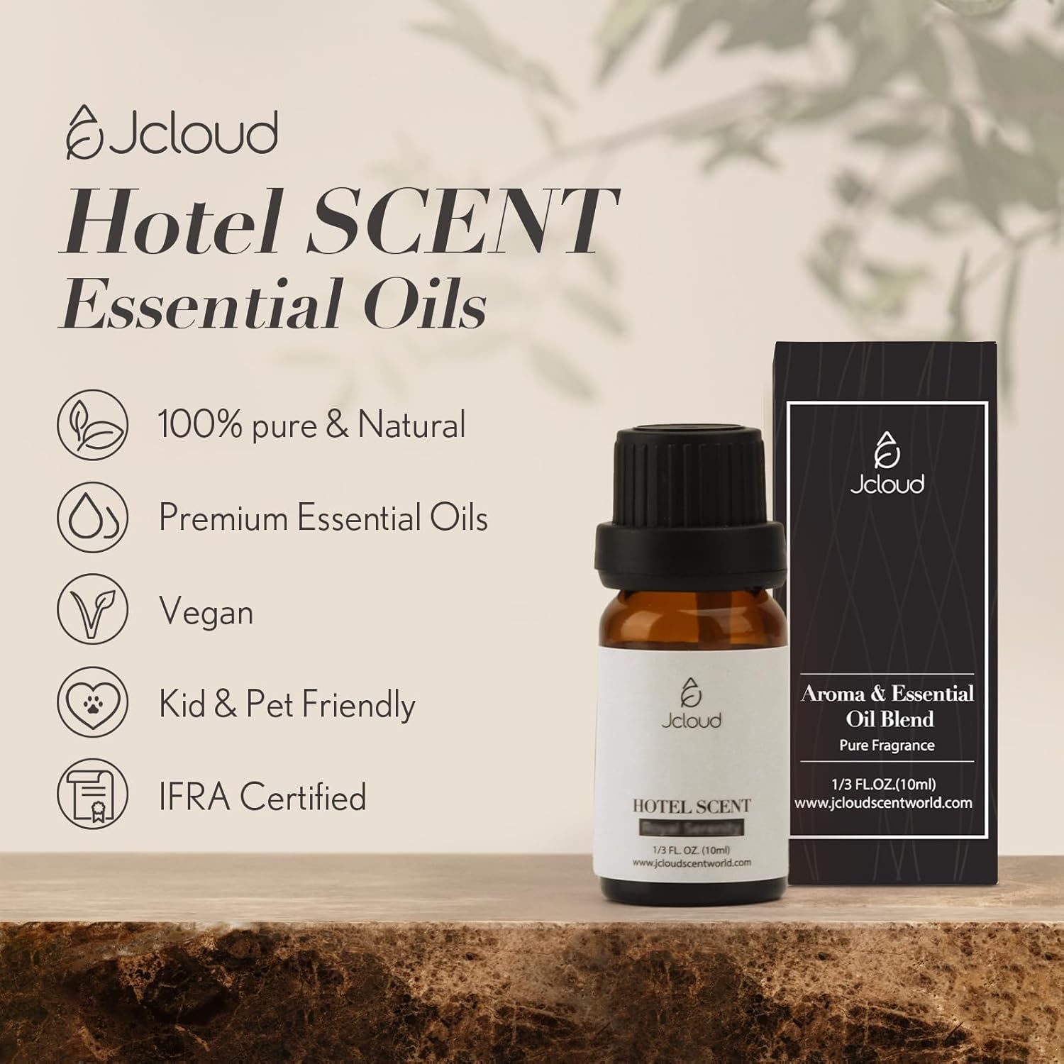 JCLOUD Royal Serenity Essential Oil - Inspired by Ritz-Carlton Hotel Scent - Pure Aromatherapy Diffuser Oil with Lemon, Jasmine and Amber, Home Luxury Scents - 10mL - Image 3