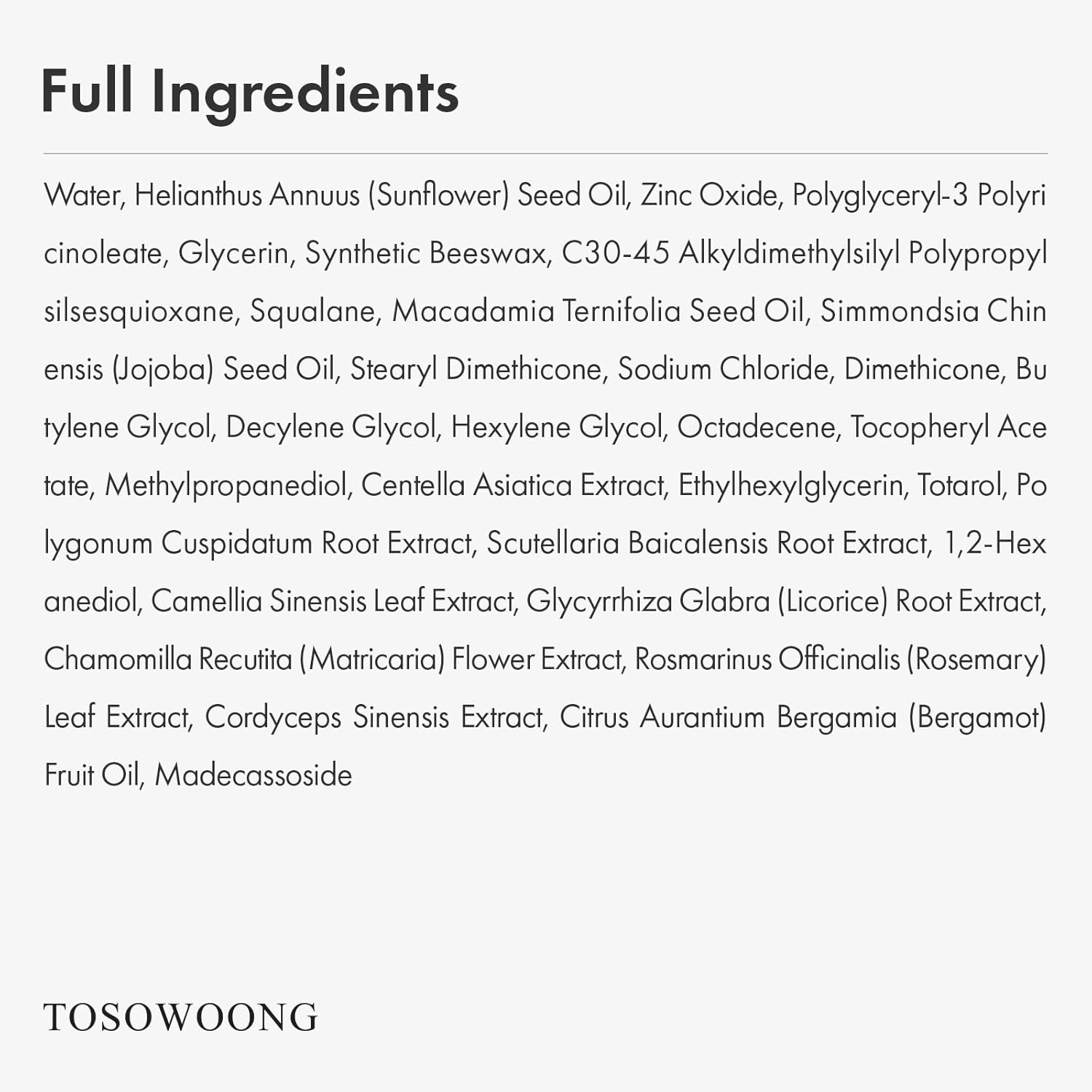 SOS Repair CICA Clinic Zinc Cream, 100,000ppm Zinc Oxide, Heal, Soothe Acne, Redness, Rosacea Treatment, Skin Barrier Repair, Moisture, Non-Comedogenic, Korean Skin care, 50g, 1.76 oz. - Image 7