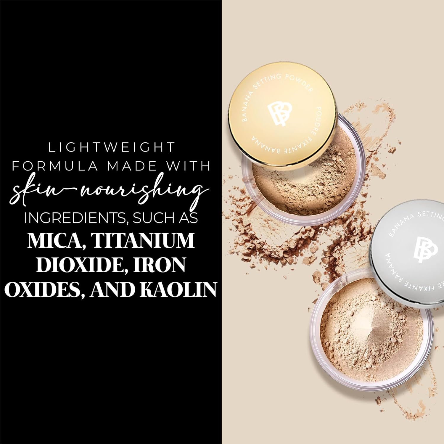 bellapierre Banana Setting Powder | Lightweight Color-Correcting Powder with All Day Makeup Protection | Eliminates Blotchiness and Dark Under-Eye Circles | Talc-Free | Matte Tint - Original - 0.14 Oz - Image 3