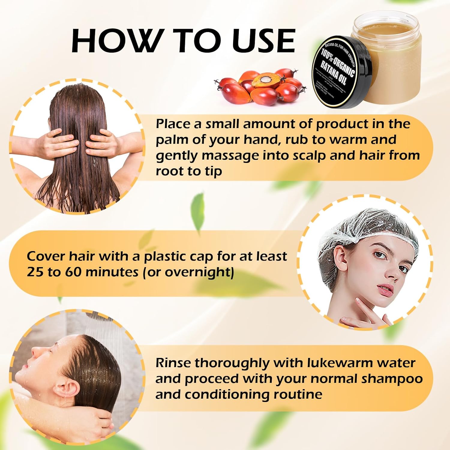 8 oz Raw Batana Oil for Hair Nourishment, Revitalization, and Deep Hydration - Image 4