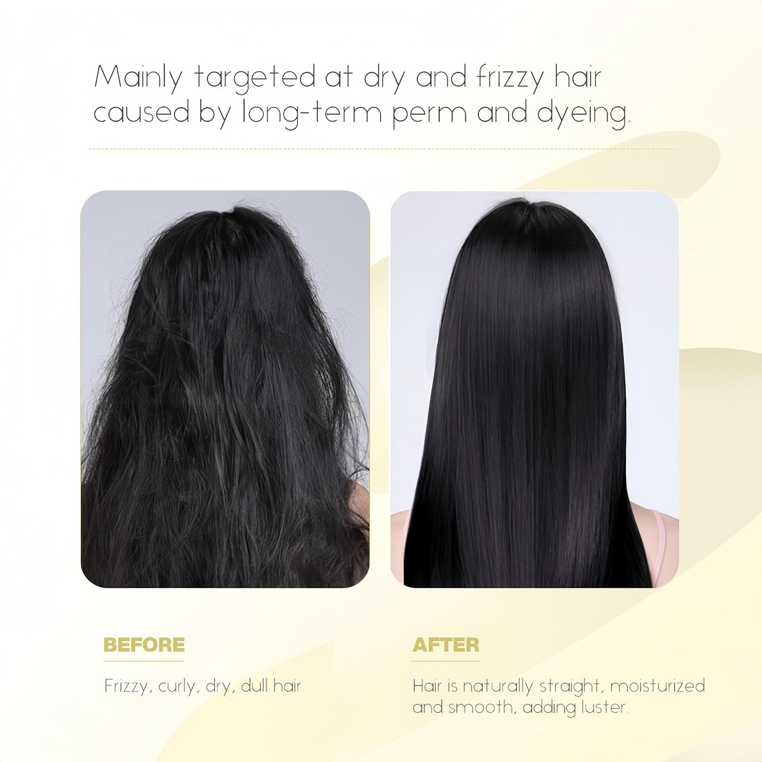 Cocoa Butter Keratin Hair Straightening Rebonding Cream 2 x 16.9 Fl Oz Set - Image 2