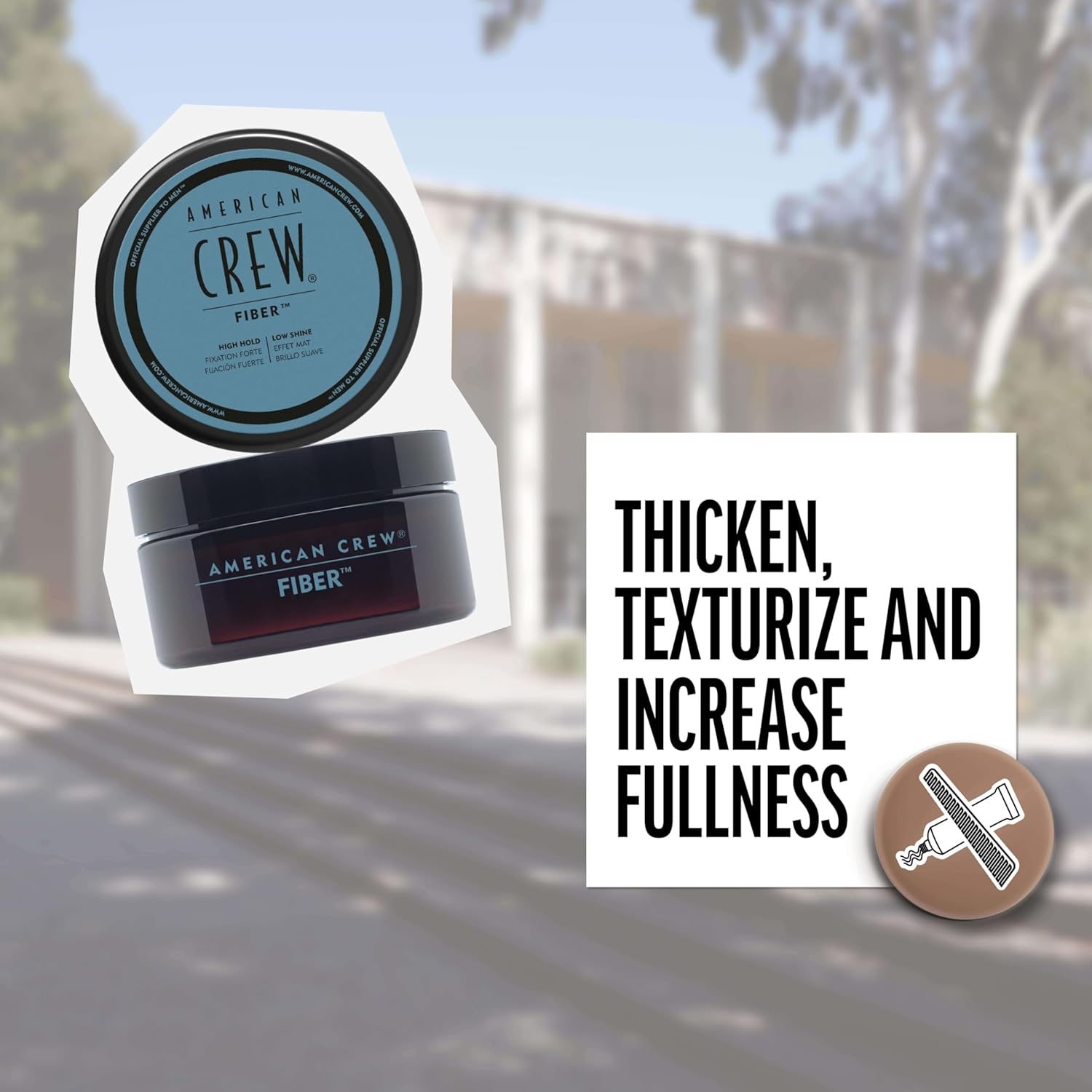 American Crew Men's Hair Fiber, Like Hair Gel with High Hold & Low Shine, 3 oz - Image 4