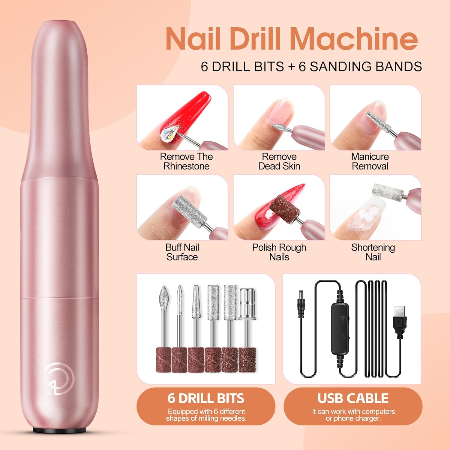 53pcs Gel Nail Polish Kit with U V light and Drill Starter Kit 35 Colors Gel Polish Set 5pcs Top Base Coat Nail Art Supplies French Nail Manicure Kit DIY at Home for Women - Image 2