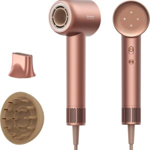 DREAME Hair Glory Combo High-Speed Hair Dryer, 110,000 RPM Motor, 300 Million Negative Ions, Fast-Dry in 2 Minutes, Lightweight & Quiet, Smart Temp Control, Ideal for Smooth, Shiny Hair
