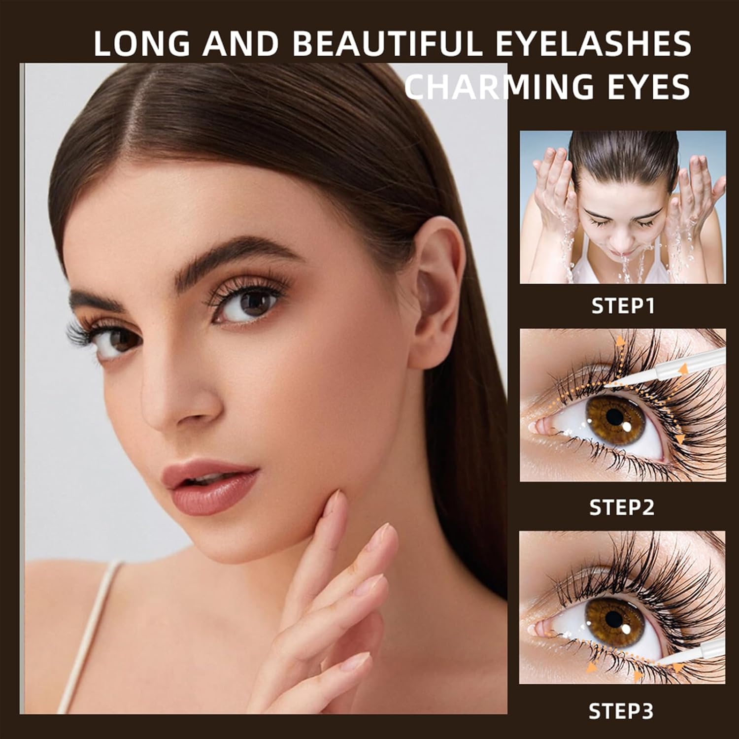 Eyelash Growth Serum for Thickness & Length, Enhances Lash Extensions, Also Promotes Brow Growth - Image 6