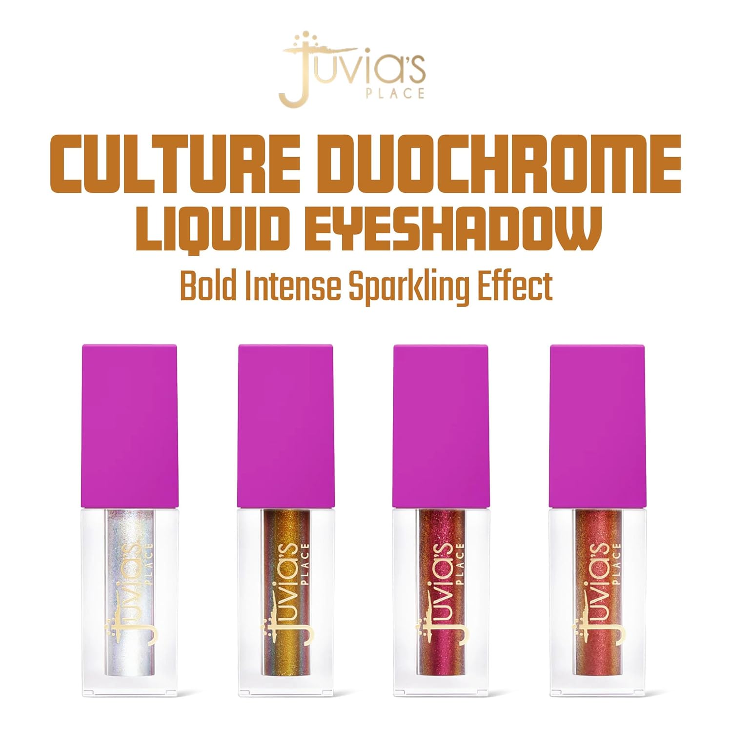 Juvia's Place Culture Duochrome Liquid Eyeshadow - Multi-colored Sparkly Makeup for Eyes, Women's Glitter Makeup Kit Addition (Fula) - Image 2