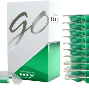 Opalescence Go 15- Prefilled Teeth Whitening Trays - 15% Hydrogen Peroxide - (10 Treatments) Made by Ultradent Products. Teeth Whitening Kit -Mint - 5194-1