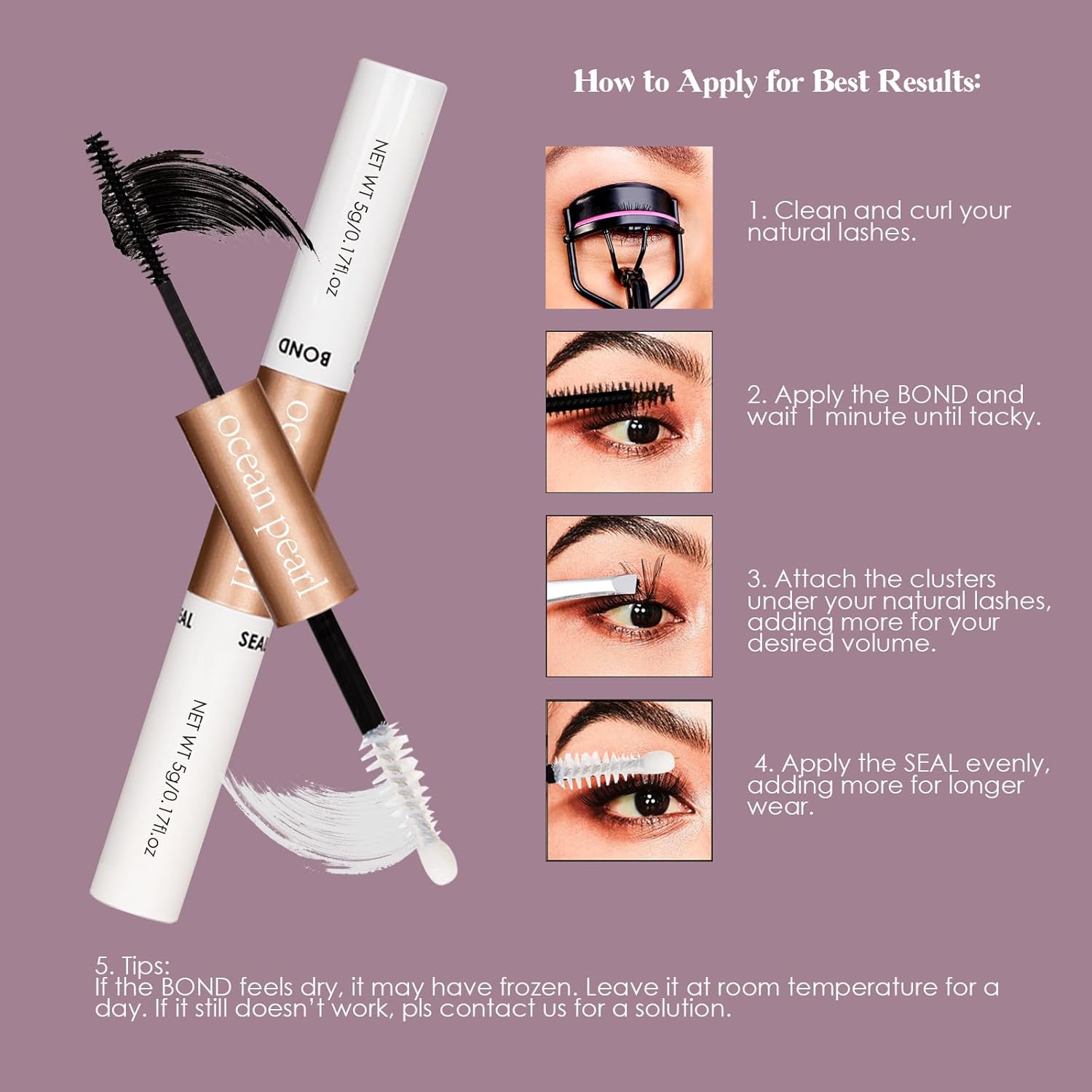 3D Thick Lash Extension Kit 320 Pcs Fluffy Lash Clusters 60D+80D 10-16mm Eyelash Extension Kit Individual Lashes with Bond and Seal Glue Tweezers DIY Eyelash Extensions for Beginners (60D+80D) - Image 6
