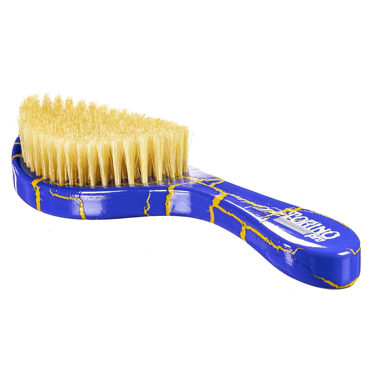 Torino Pro Curve Wave brush #131- Soft 100% boar bristle Curved 360 Wave Brush - Great for laying down 360 waves and use before using wave cap or durag - Luxury waves brush for men 360 - Image 3