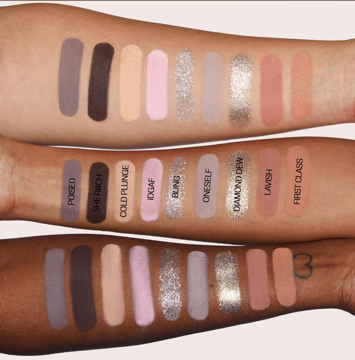 Huda Limited Edition Icy Nude Eyeshadow Palette - 0.56 oz / 16.1 g - 18 SHADES - Image 6