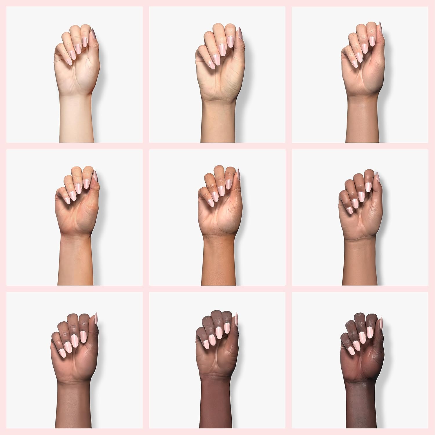 AIMEILI Gel Nail Polish Soak Off U V LED Nude Gel Polish - Rose Nude (022) 10ml - Image 4