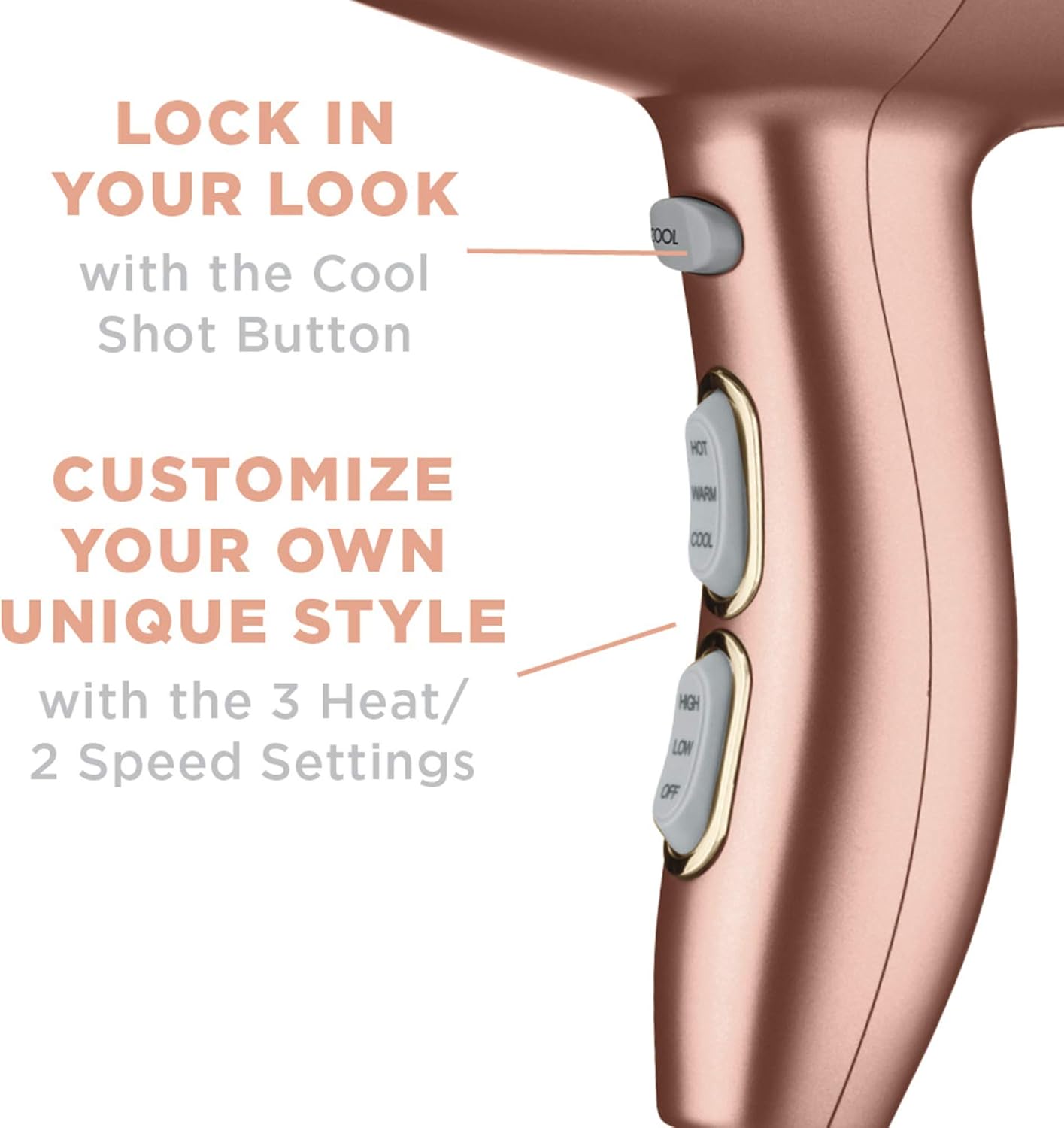INFINITIPRO BY CONAIR Frizz Free Compact Hair Dryer ~ 2x the Shine - 3x the Frizz Control - Image 5