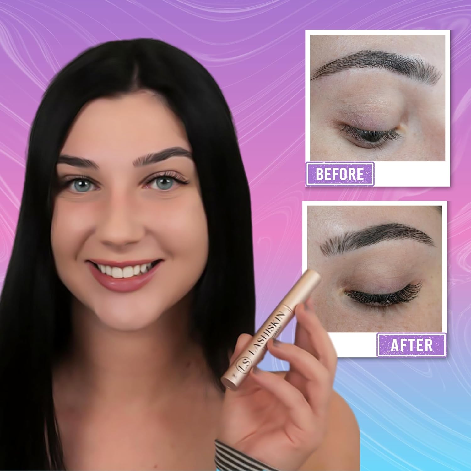 Premium Lash Growth Serum | Powerful Eyelash Enhancing Formula for Stronger, Longer, Fuller Lashes | Rapid EyeLash Growth, Conditioning Eyelash Serum for Healthier Lashes - 3ml - Image 5