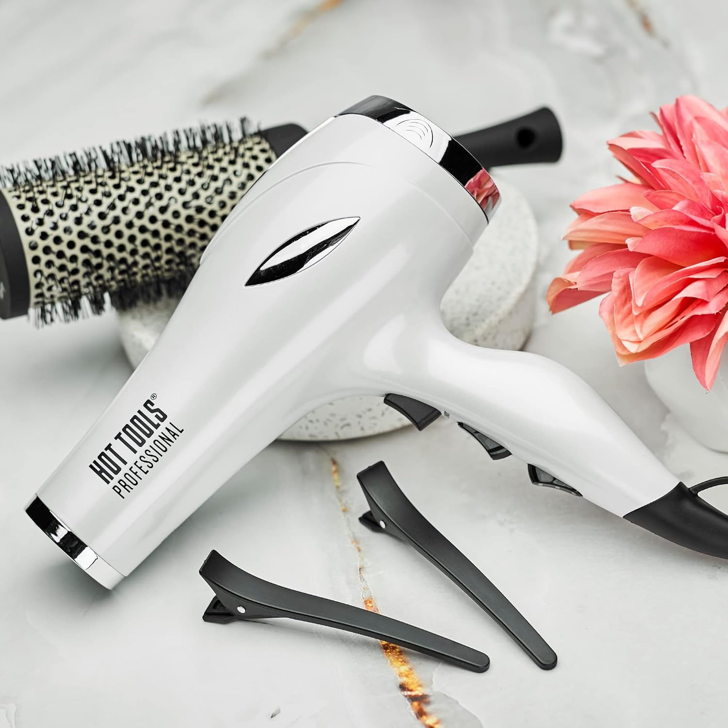 Hot Tools Pro Artist 2400 Turbo Ceramic + Ionic Hair Dryer | Fast Dry, Lightweight - Image 6