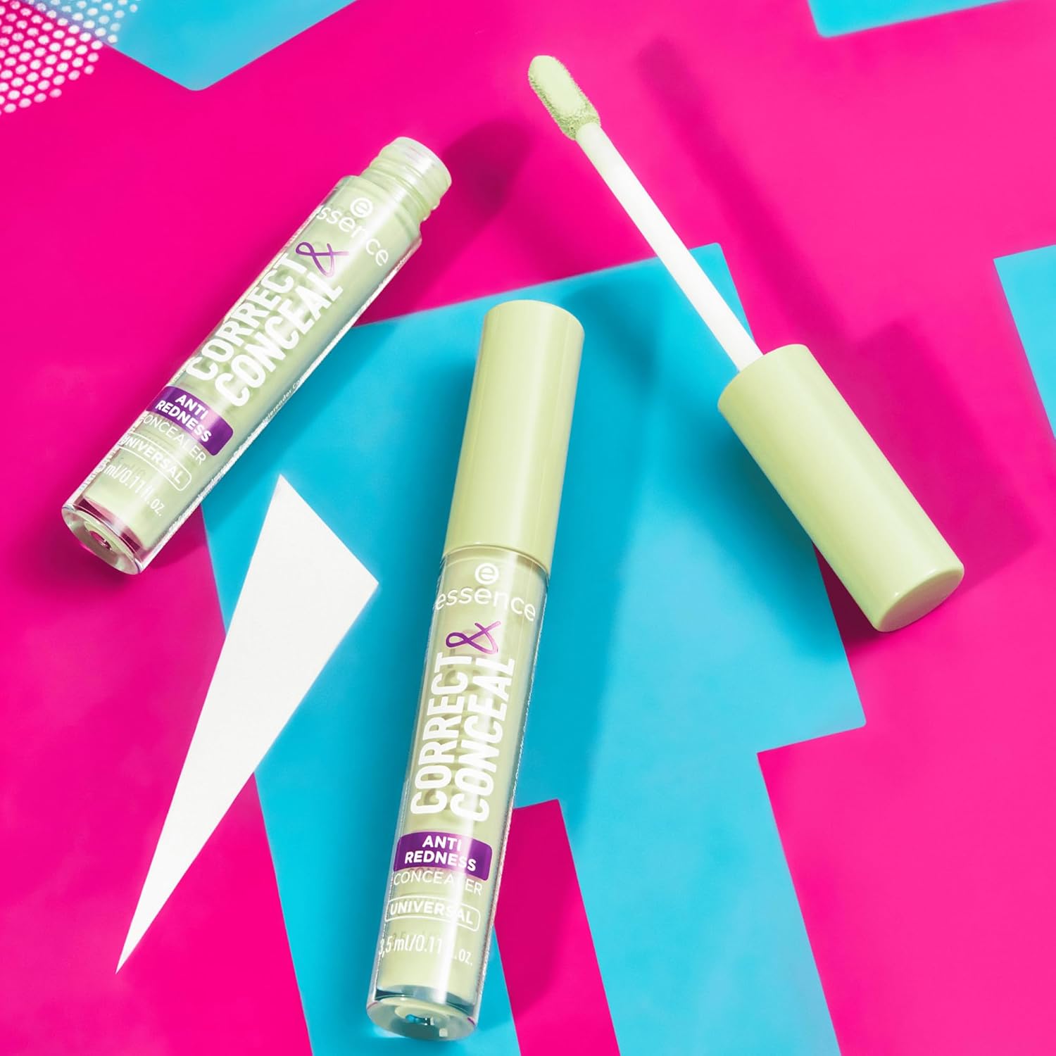 essence | Correct & Conceal Anti-Redness Concealer | Neutralizes Redness with Soothing Aloe Vera | Vegan & Cruelty-Free (100 | Green) - Image 6