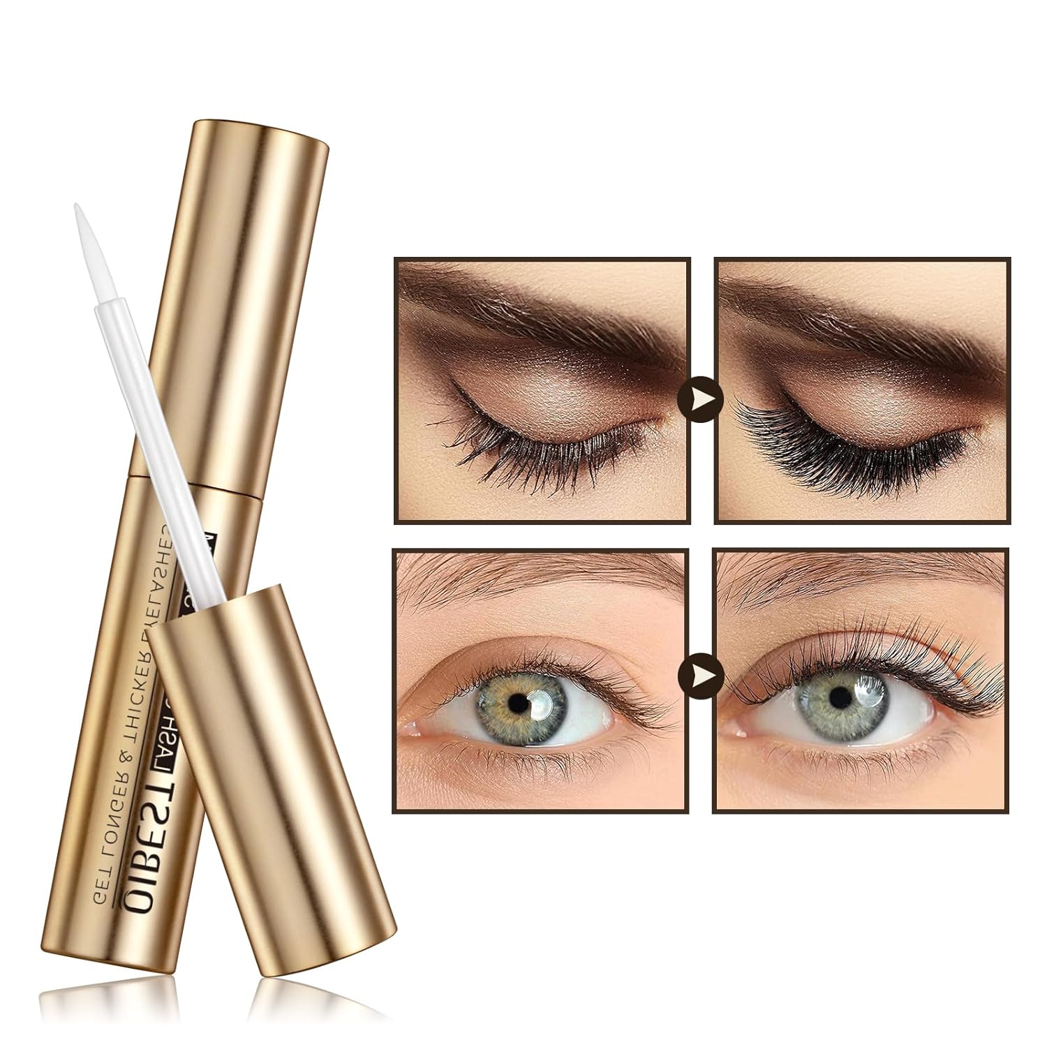 Eyelash Growth Serum for Thickness & Length, Enhances Lash Extensions, Also Promotes Brow Growth - Image 2