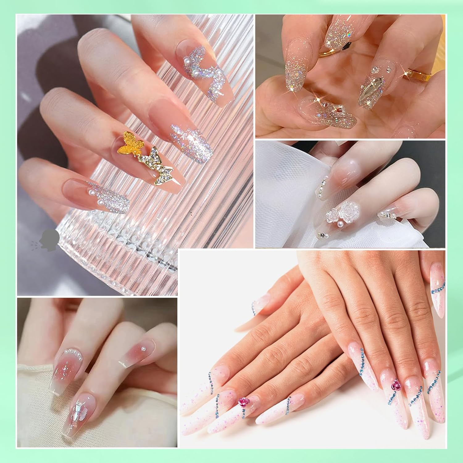 Acrylic Nail Kit Acrylic Powder and Liquid Set with Kolinsky Nail Brush, Lamp (Not Required) for Home DIY Salon Nails Application - Image 7