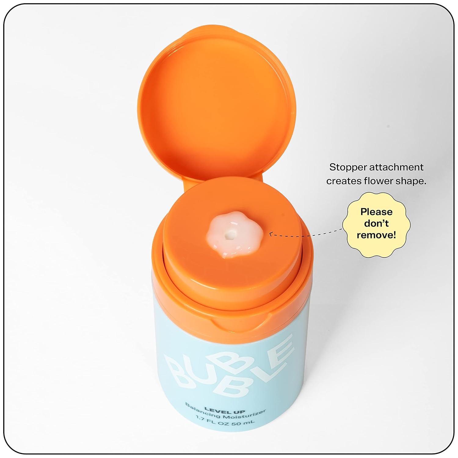 Bubble Skincare Level Up Balancing Face Moisturizer - Hydrating Gel Moisturizer Formulated with Zinc PCA + Niacinamide for Improved Texture & Radiance - Skin Care for Oily or Combination Skin (50ml) - Image 2