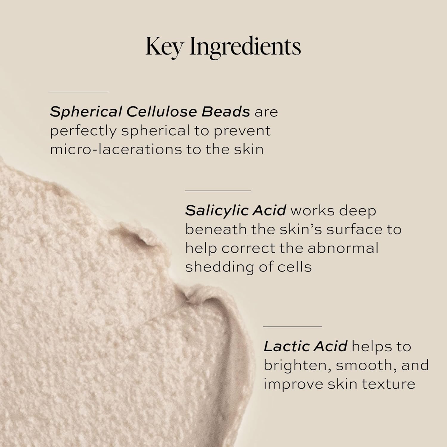 DIME Beauty Whipped Exfoliating Mask, Face Scrub and Cleanser, Lactic Acid and Salicylic Acid Scrub, 2 oz / 60 ml - Image 4