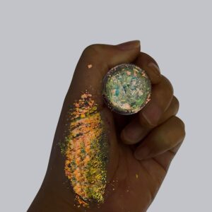 Super shine duochrome powder,super chameleon flakes,Multi-Reflective Finishes Eyeshadow Makeup,0.26 Grams Pressed Highly Pigmented Minerals (#06)