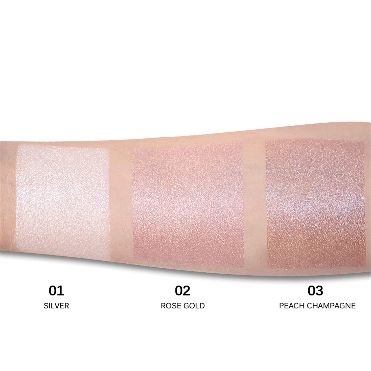 SACE LADY 3-Pack Liquid Highlighter Makeup Set 18ml Ultra-Smooth Radiant Illuminators - Image 4