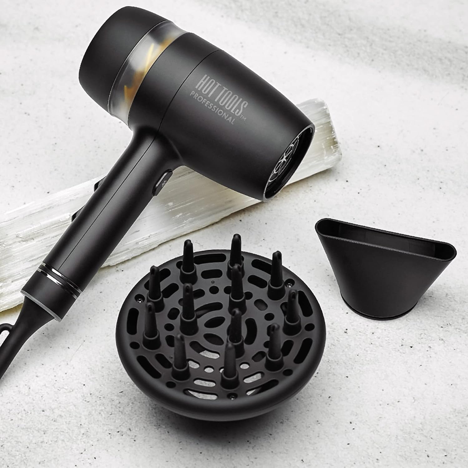 Hot Tools Pro Artist Black Gold Quietair Power Dryer | Powerful Zen Drying Experience - Image 7