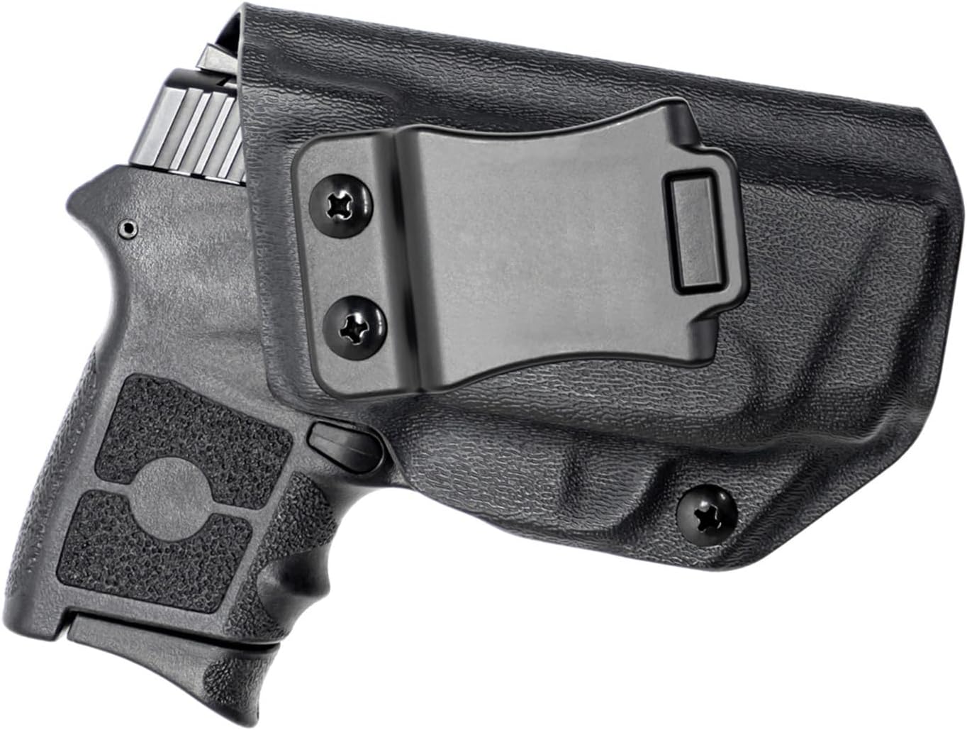 S&W M&P Bodyguard .380 IWB Holster Right Hand Fits Smith & Wesson M&P Bodyguard .380 / Bodyguard .380 with Integrated Red Laser Pistol Holster & Universal .380 Single Stack Mag Carrier - Image 3
