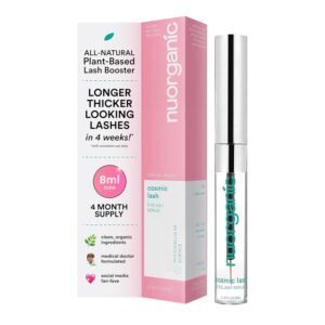 'Cosmic Lash' Eyelash Serum | Lash Growth Serum Without Prostaglandins | Thicker, Longer, More Defined Lashes Naturally | 4 Months Supply XL Size | Made in USA, cGMPA Certified Lab