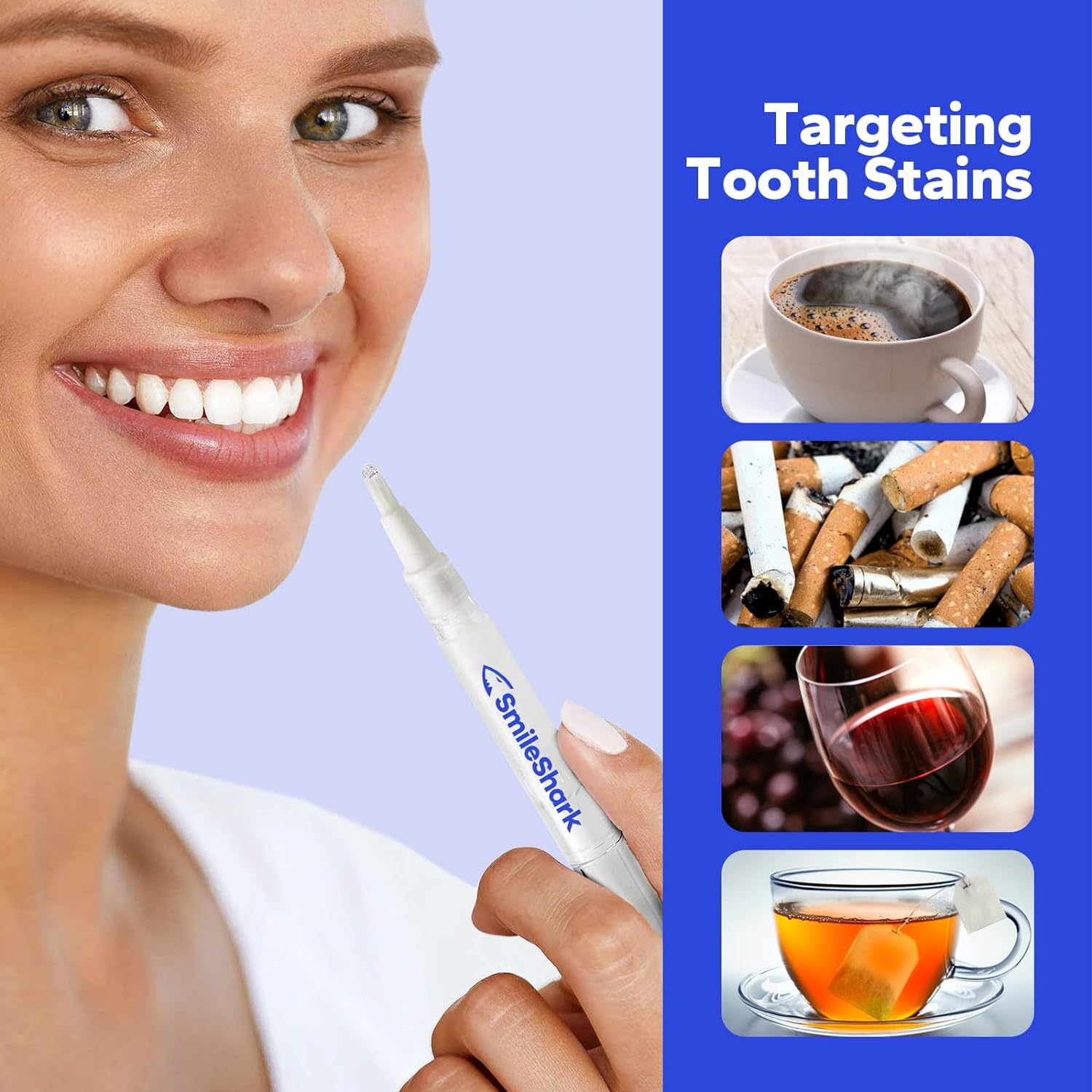 Teeth Whitening Pen (4 Count), No Sensitivity Teeth Whitening Gel, Effective Teeth Whitener, Travel-Friendly Tooth Whitening Pen, Carbamide Peroxide Tooth Bleaching Gel for Adults - Image 5