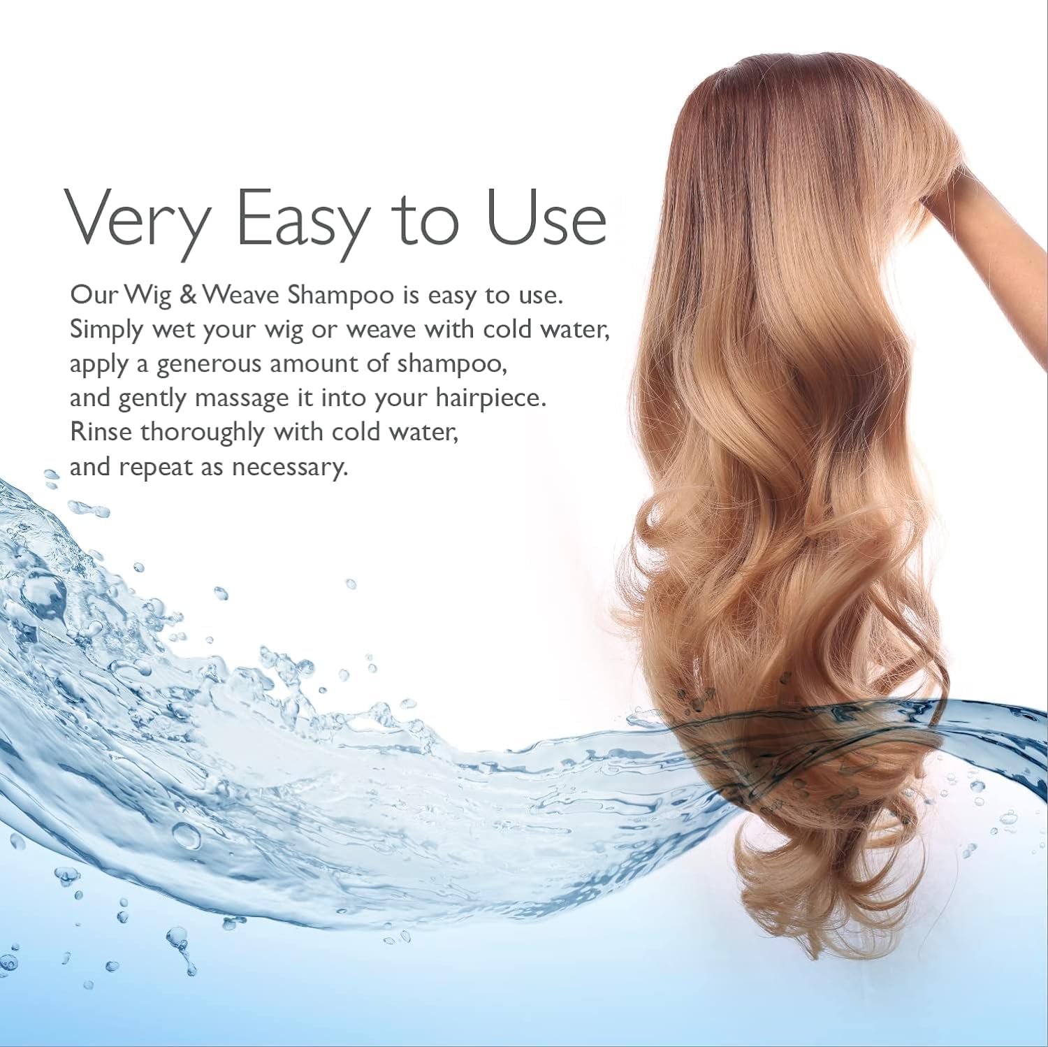 Esha Wig & Weave Revitalizing Shampoo 12 Oz for Human Synthetic Hair - Image 7