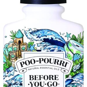 Poo-Pourri Before-You-Go Toilet Spray, Fresh Sea Salt, 4 Fl Oz - Sea Salt, Bergamot and Eucalyptus