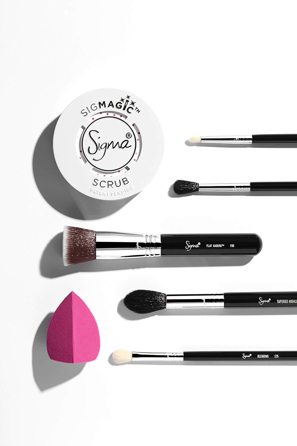 SIGMA Beauty Most Wanted Makeup Brush Set – Set of 5 Favorite Makeup Brushes for Foundation, Highlighter, Eyeshadow, Pencil Liner, and Blending (5 pcs) - Image 5