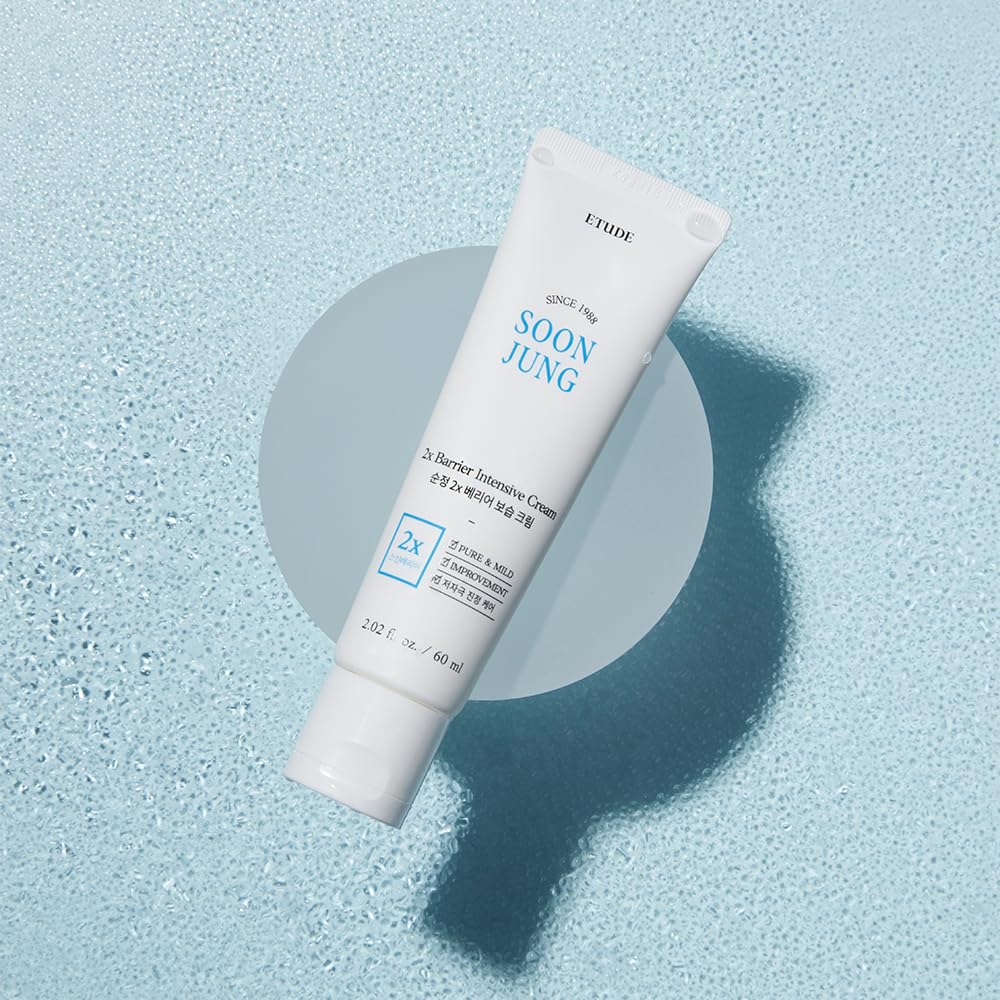 ETUDE SoonJung 2x Barrier Intensive Cream 60ml (21AD) | Hypoallergenic Shea Butter Hydrating Facial Cream for Sensitive Skin, Water-oil Balance & Panthenol for Damaged Skin | Korean Skin Care - Image 9