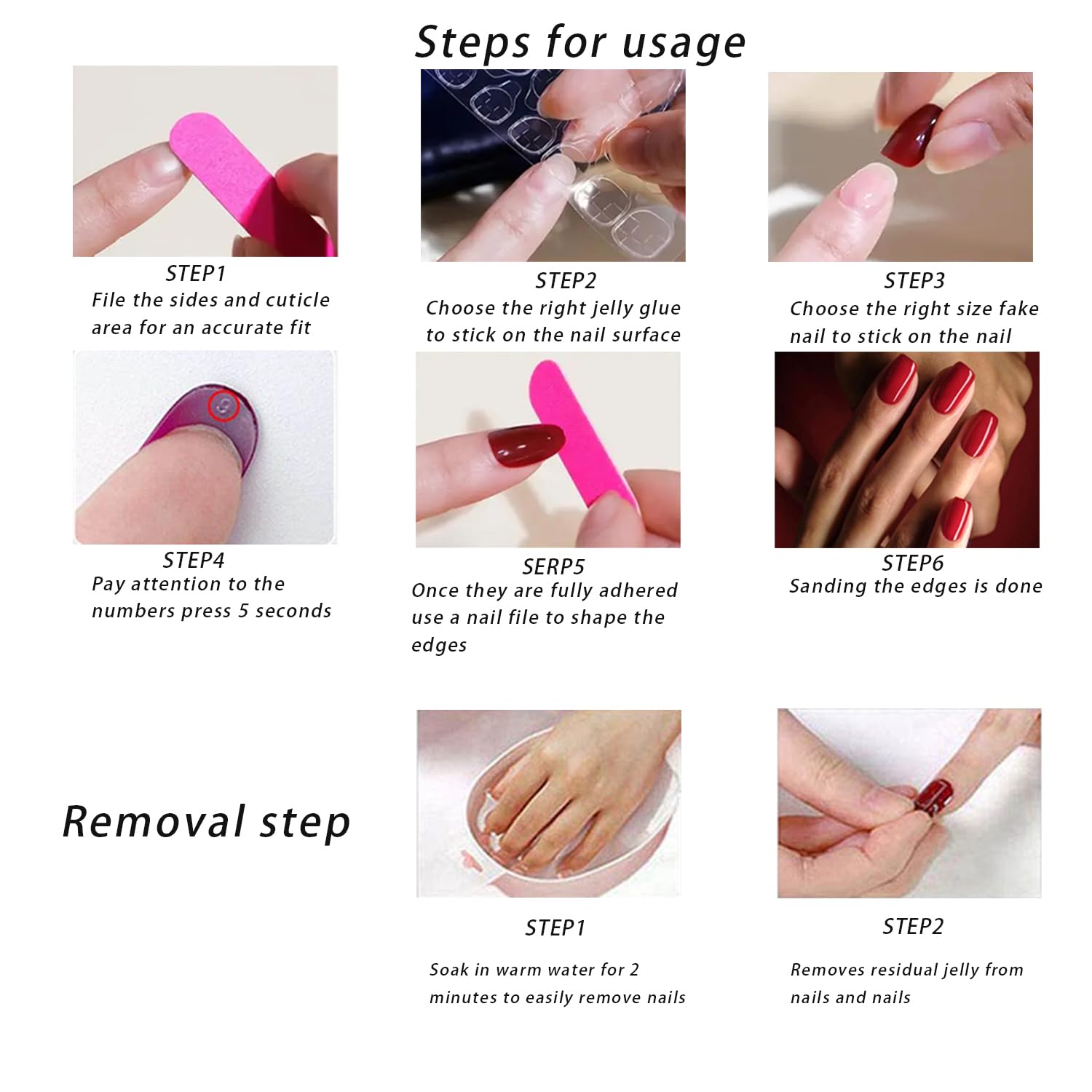 Blue Gradient Marble Press on Nails Gold Glitter Glue on Nails Long Almond False Nails Mirror Artificial Acrylic Nails for Women Girls - Image 7