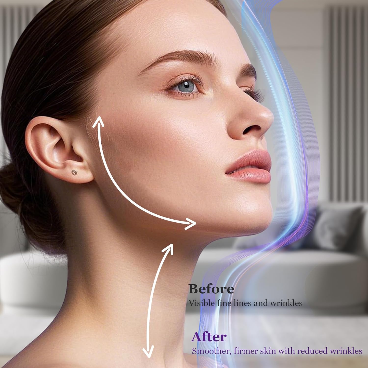 Neck Creams for Tightening and Firming, Retinol Cream for Face, Tighten and Lift Neck Firming Cream, Anti Aging Face Moisturizer with Collagen, Hyaluronic Acid for Sagging Skin, Wrinkles, 1.7 Fl OZ - Image 6