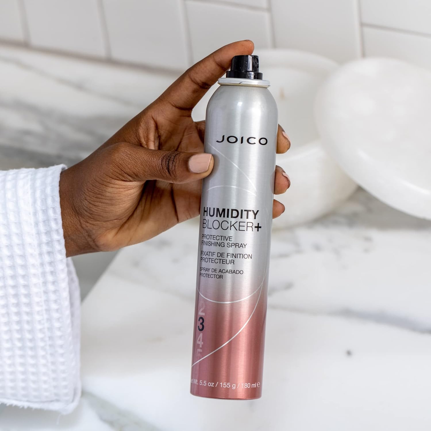 Humidity Blocker+ Protective Finishing Spray | For Most Hair Types | Protect Against Heat, Humidity, & Pollution | Boost Shine | Eliminate Static | Reduce Frizz | Paraben & Sulfate Free | 180mL - Image 5