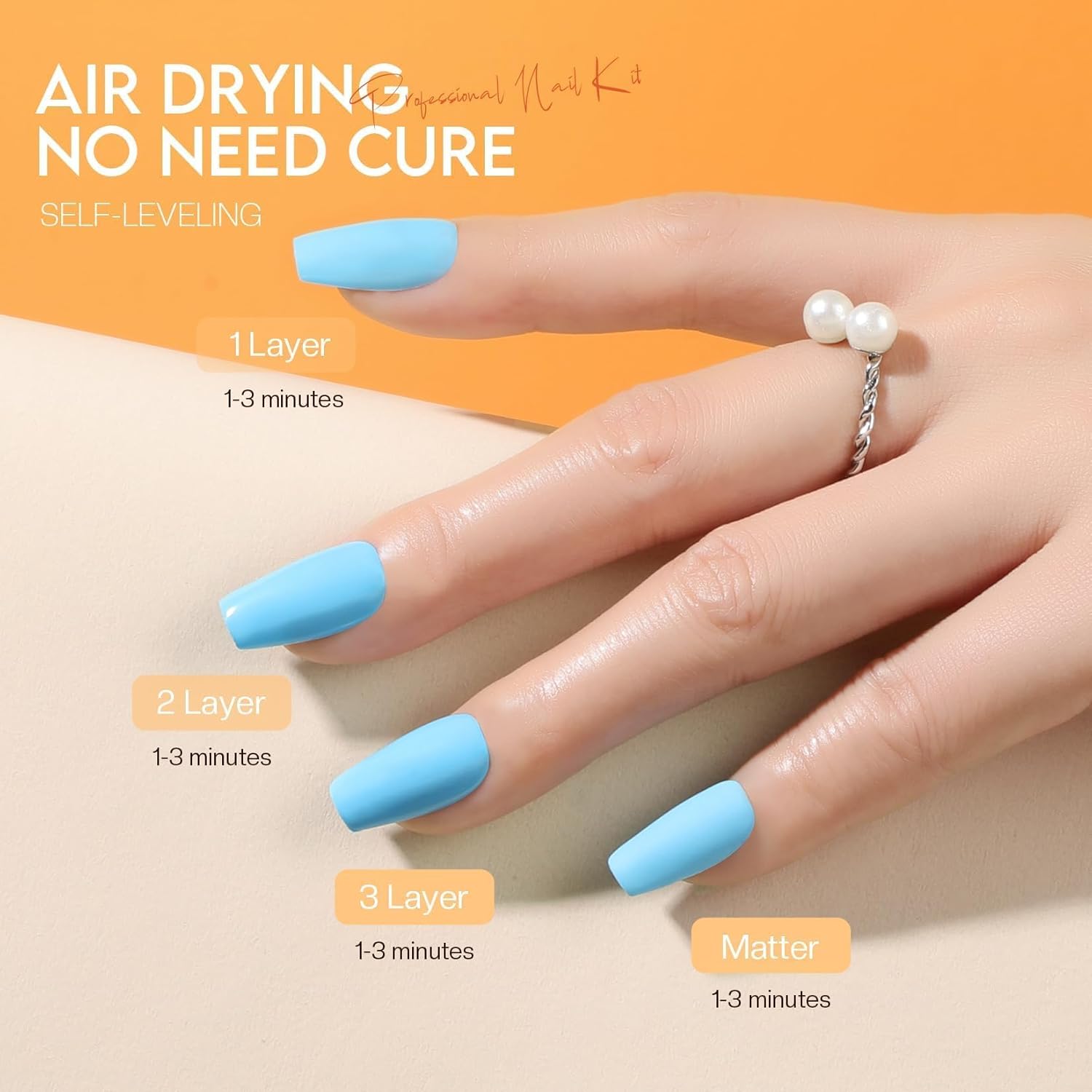 Morovan Nail Polish Set Fingernail: Neon Quick Dry 6 Bright Colors Rainbow Nail Polish Kit Regular Finger Nail Polish Pack Summer 0.25oz Glossy Nail Polish Gifts for Women - Image 6