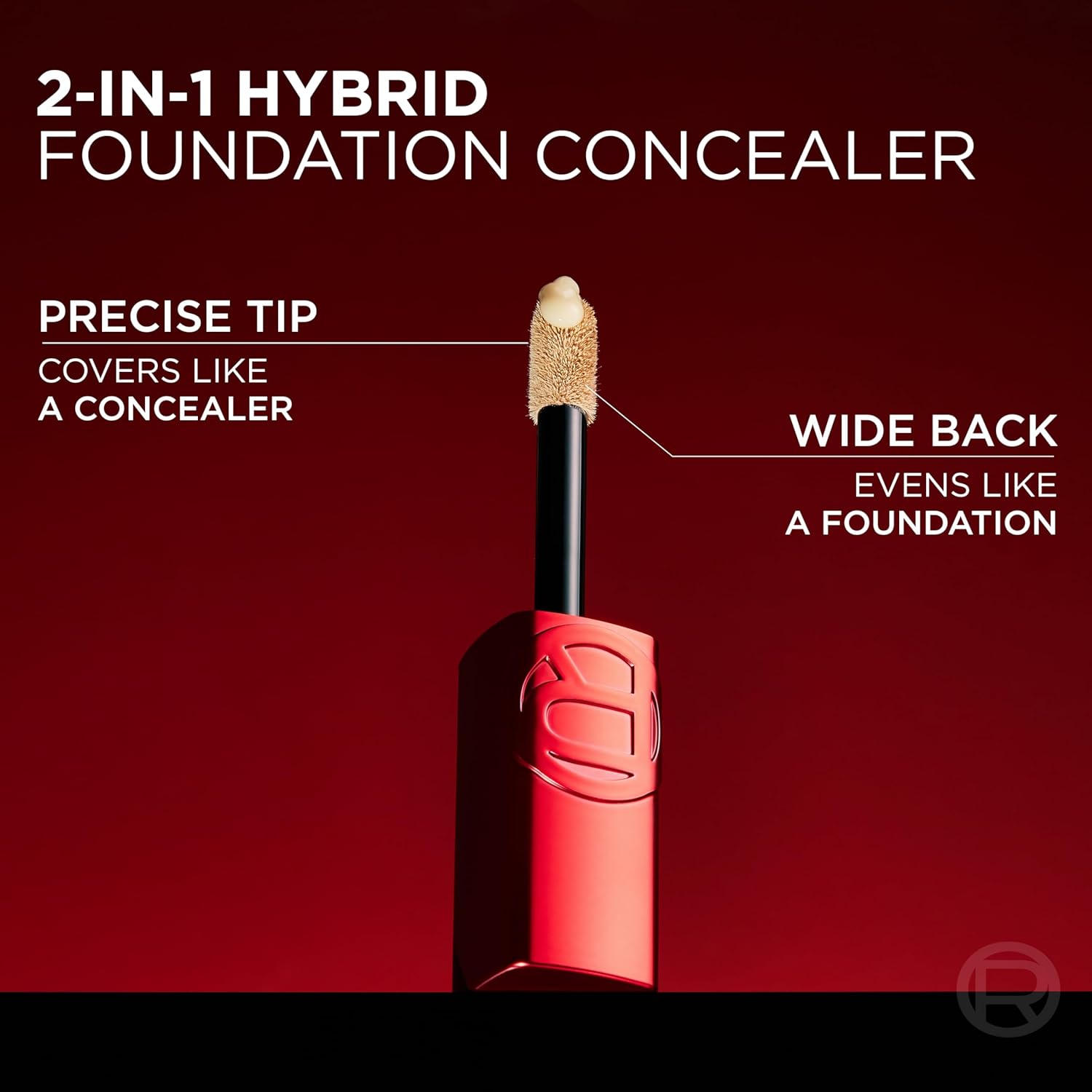 L'Oreal Paris Infallible Skin Ink 2-in-1 Foundation Concealer Hybrid Face Makeup, up to 48HR Transfer-Resistant with Buildable Light to Full Coverage, 290 Warm - Image 7
