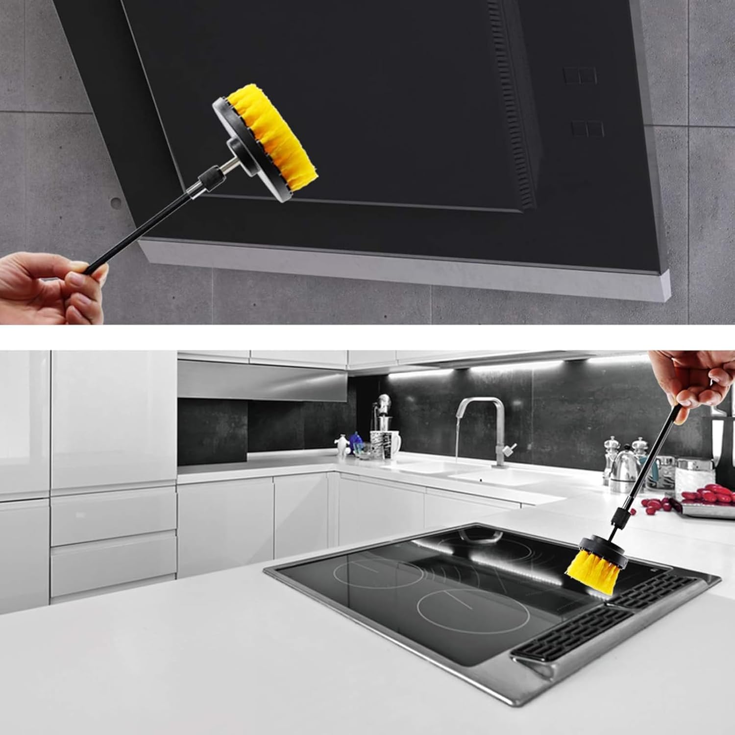 18 Piece Deep Cleaning Drill Brush Attachment Set for Floors, Cars, and Sinks - Image 9