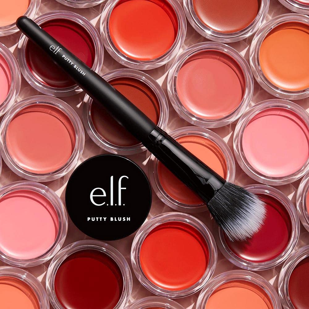 e.l.f. Putty Blush, Creamy & Ultra Pigmented Formula, Infused with Argan Oil & Vitamin E, Tahiti, 0.35 Oz (10g) - Image 5